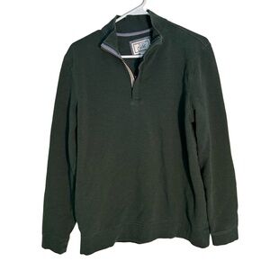 Jos. A. Bank Dark Green Zip-Up Sweater